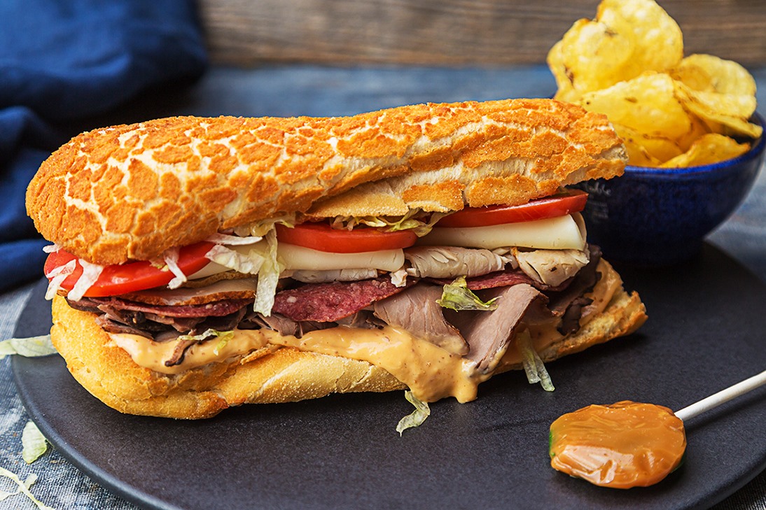 Guia do menu Ike’s Sandwiches sem laticínios (opções veganas e alergênicas)